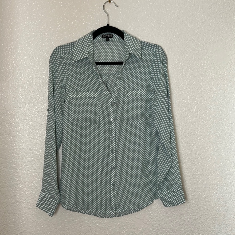 Express Polka Dot Blouse